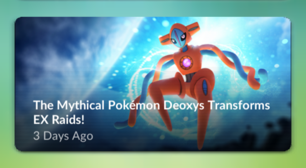 Opdateret: Deoxys som ny EX-raid boss