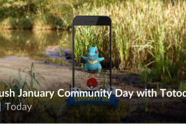 Community Day i januar bliver med Totodile